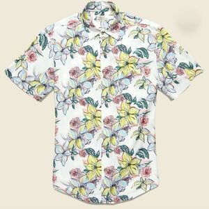 Faherty Rayon Hawaiian Shirt - Tropical Dreams XL